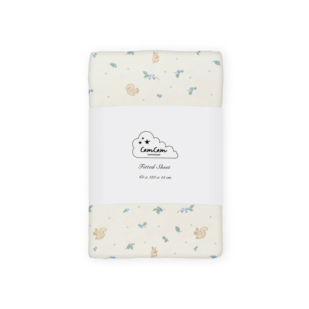 Lenzuolo con angoli-Lettino 70x140-Scoiattolo