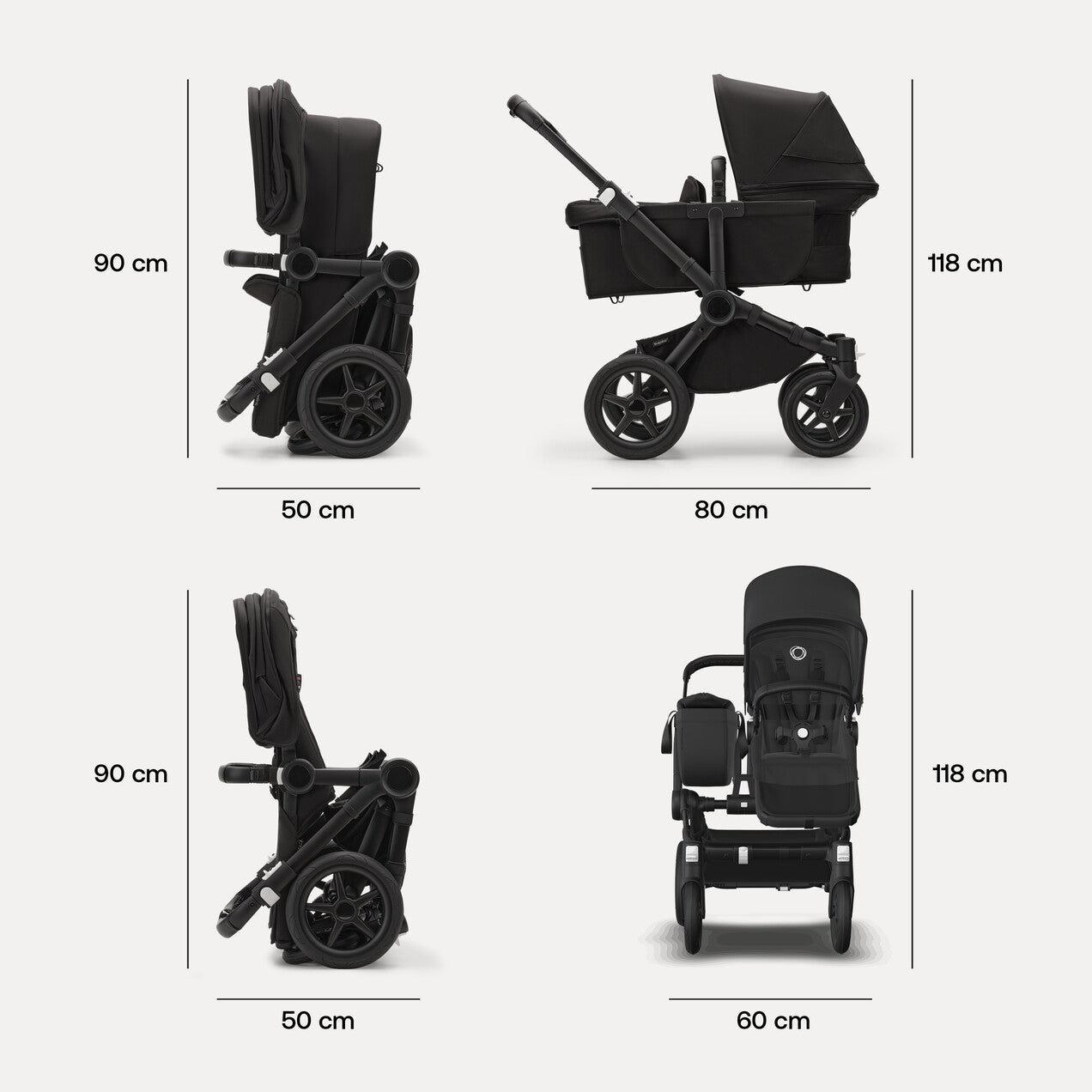 Duo-Bugaboo Donkey 5 Mono Passeggino 2 in 1