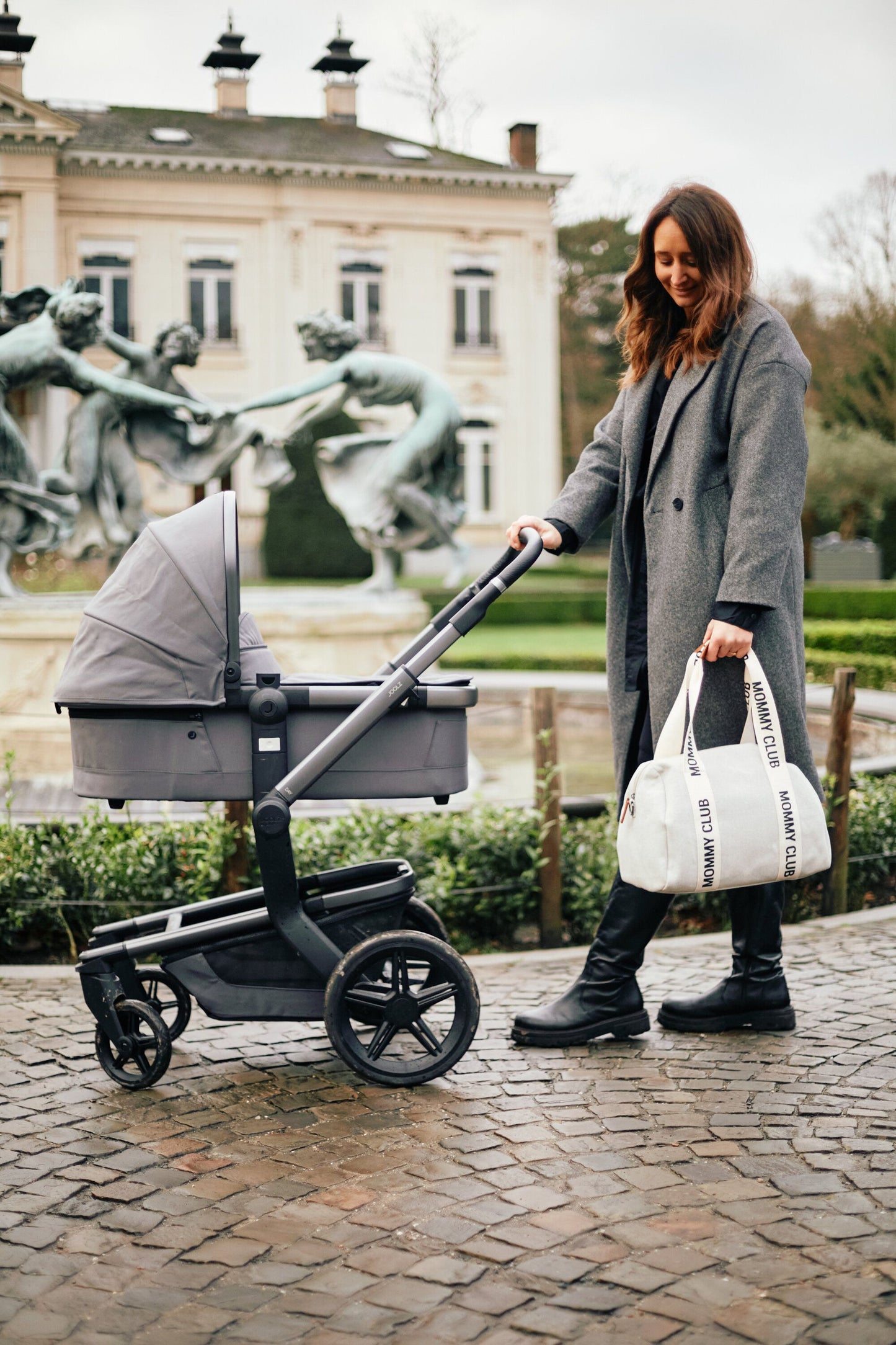 MOMMY CLUB BORSA PASSEGGINO FASCIATOIO-CANVAS ÈCRU - IL CASSETTO DEL BEBÈ