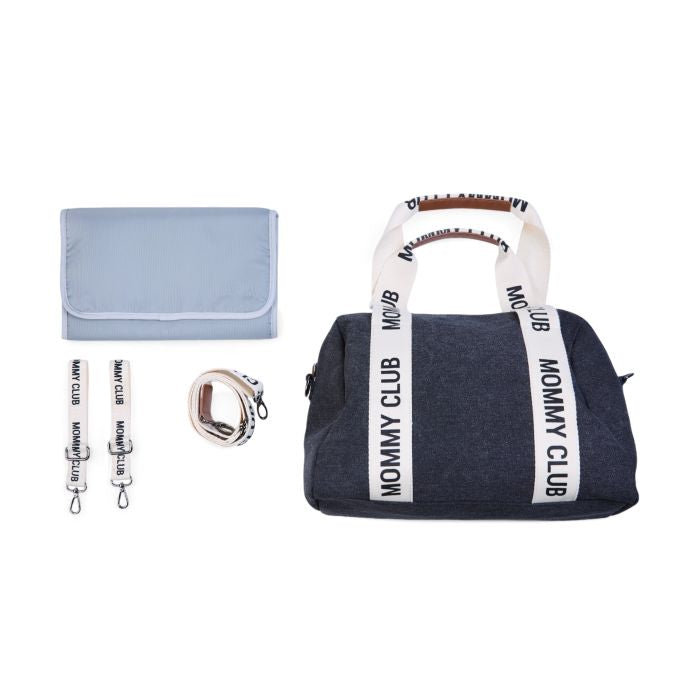 MOMMY CLUB BORSA PASSEGGINO FASCIATOIO-CANVAS BLACK