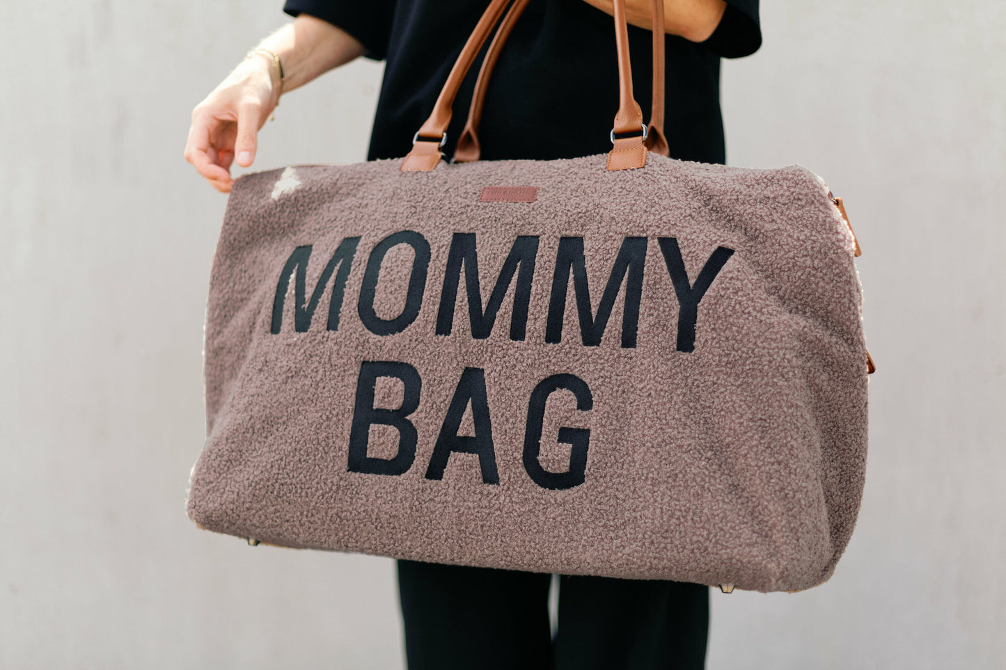 MOMMY BAG ® NURSERY BAG - TEDDY SOFT BROWN