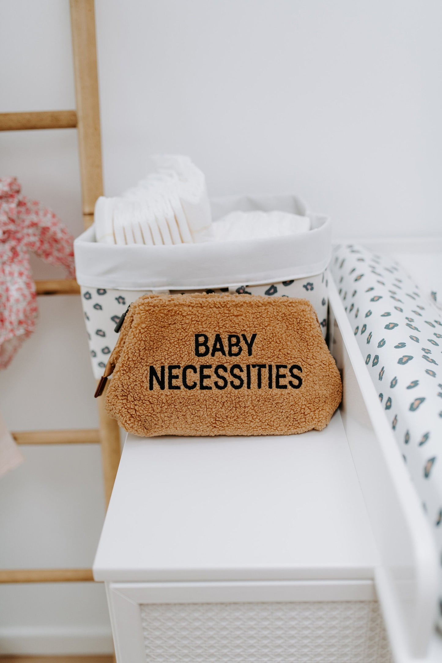 BABY NECESSITIES TOILETRY BAG - TEDDY BROWN - IL CASSETTO DEL BEBÈ