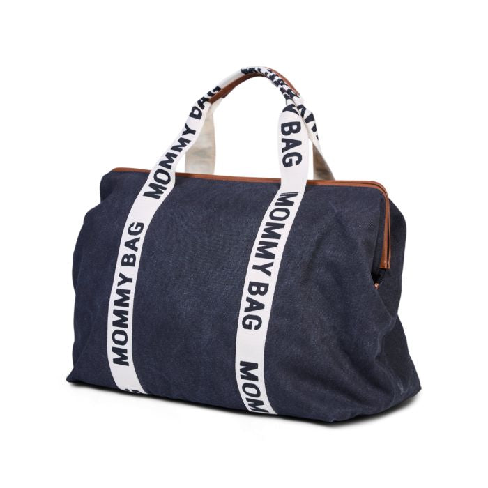 MOMMY BAG ® NURSERY BAG-SIGNATURE CANVAS BLACK
