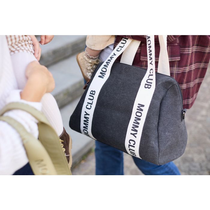 MOMMY CLUB BORSA PASSEGGINO FASCIATOIO-CANVAS BLACK