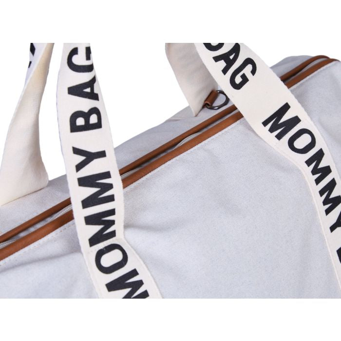 MOMMY BAG ® NURSERY BAG-CANVAS OFF WHITE - IL CASSETTO DEL BEBÈ