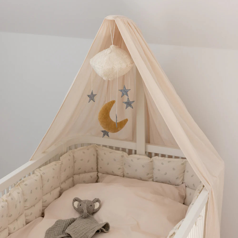 Canopy baldacchino rosa per culla e lettino