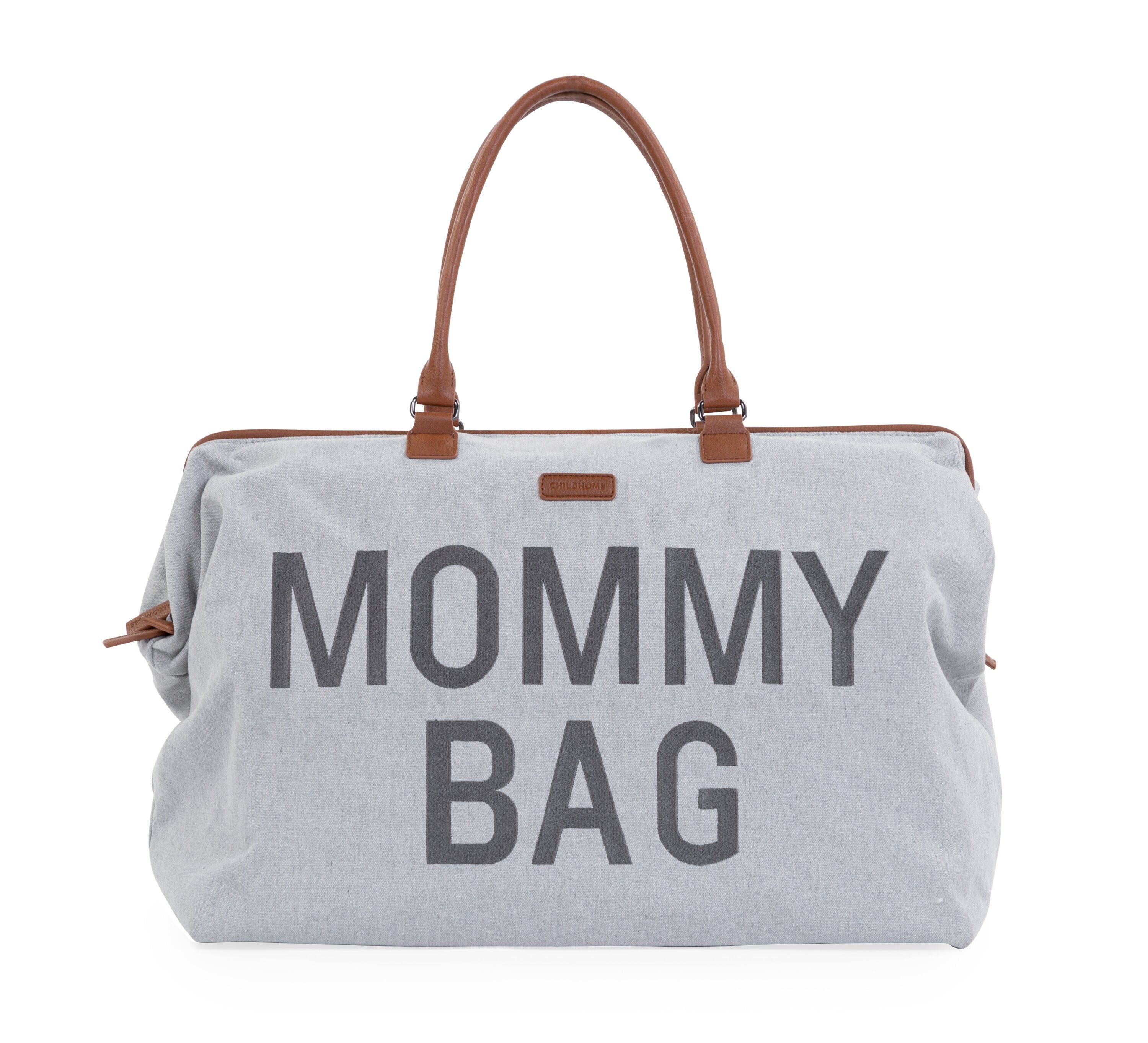 MOMMY BAG ® NURSERY BAG - CANVAS GREY - IL CASSETTO DEL BEBÈ