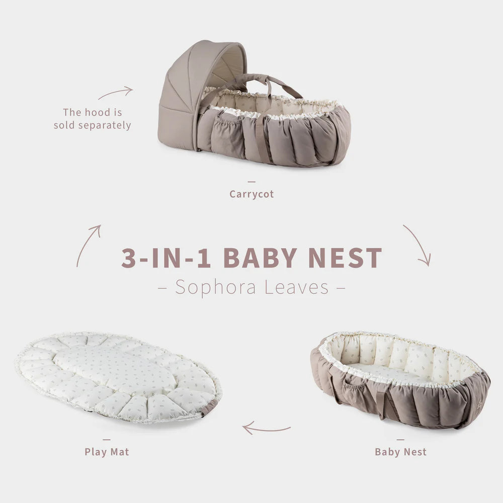 Baby nest 3in1/tappeto gioco-Verde