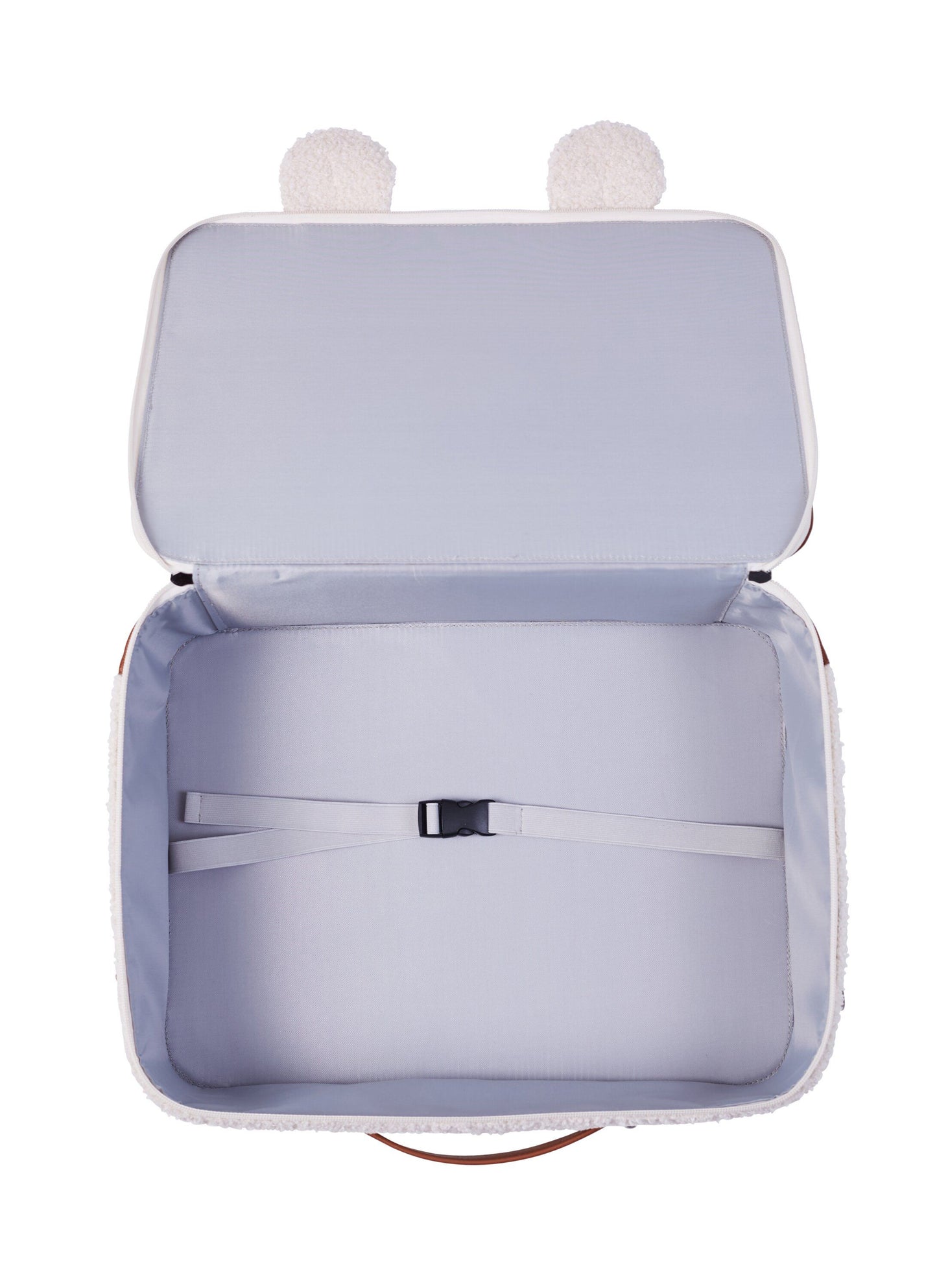 MINI TRAVELLER KIDS SUITCASE - TEDDY OFFWHITE