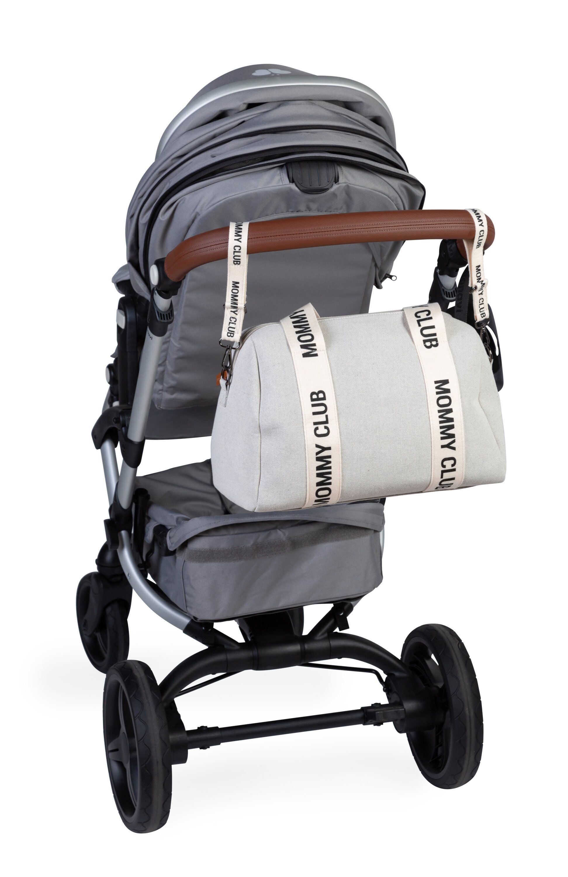 MOMMY CLUB BORSA PASSEGGINO FASCIATOIO-CANVAS ÈCRU - IL CASSETTO DEL BEBÈ 