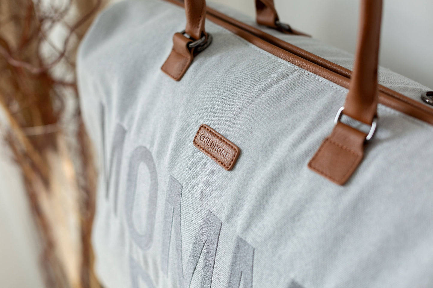 MOMMY BAG ® NURSERY BAG - CANVAS GREY