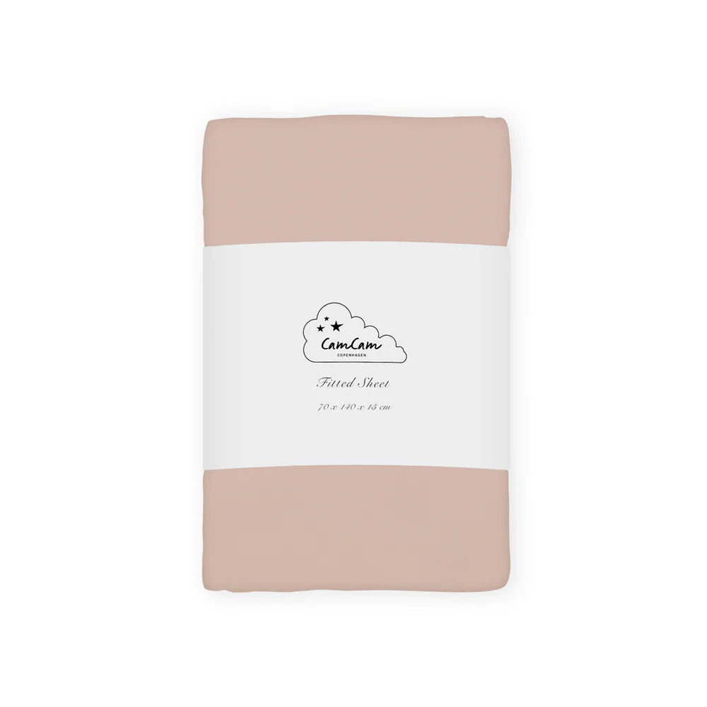 Lenzuolo con angoli-Lettino 70x140-Rosa antico