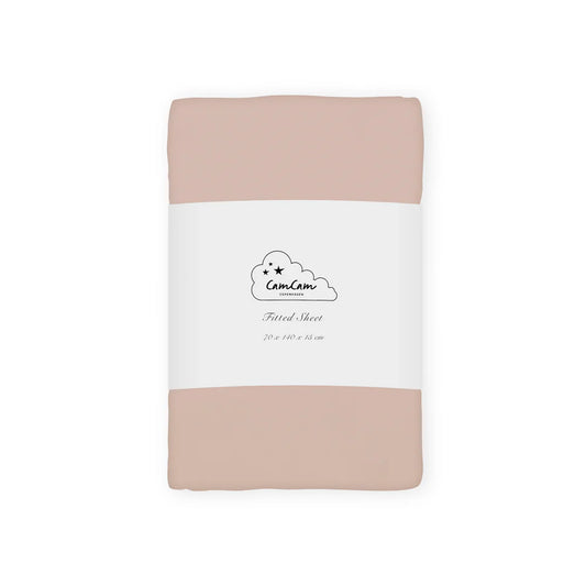 Lenzuolo con angoli-Lettino 70x140-Rosa antico