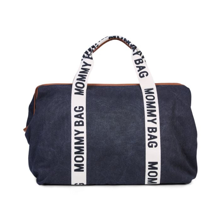 MOMMY BAG ® NURSERY BAG-SIGNATURE CANVAS BLACK