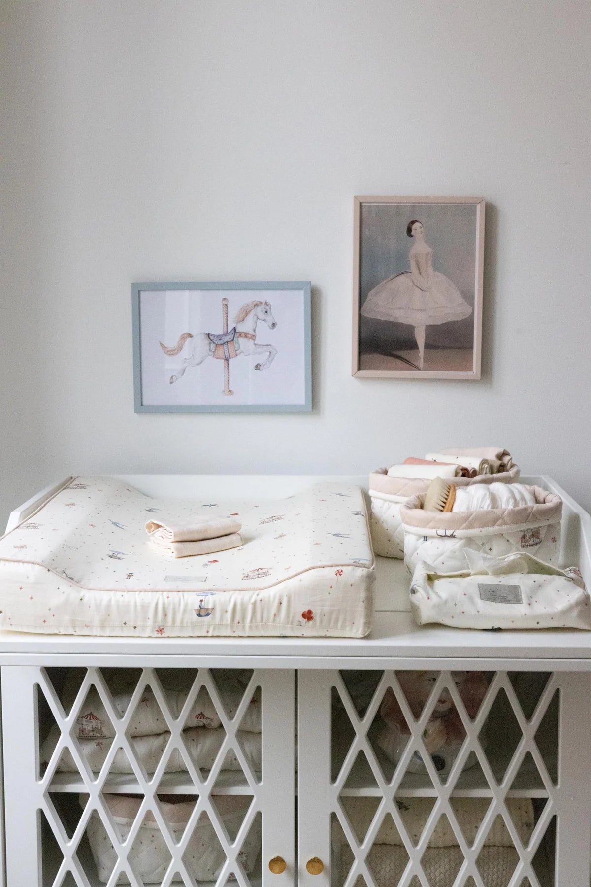 Materasso fasciatoio-carousel