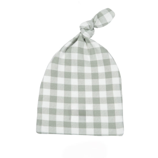 Cappellino nodo-Vichi verde - IL CASSETTO DEL BEBÈ 