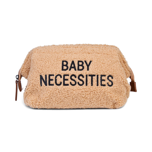 BABY NECESSITIES TOILETRY BAG - TEDDY BROWN