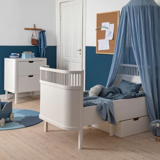 LETTINO EVOLUTIVO baby & junior SEMBRA avorio - IL CASSETTO DEL BEBÈ 