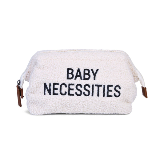 BABY NECESSITIES TOILETRY BAG - TEDDY - OFF WHITE