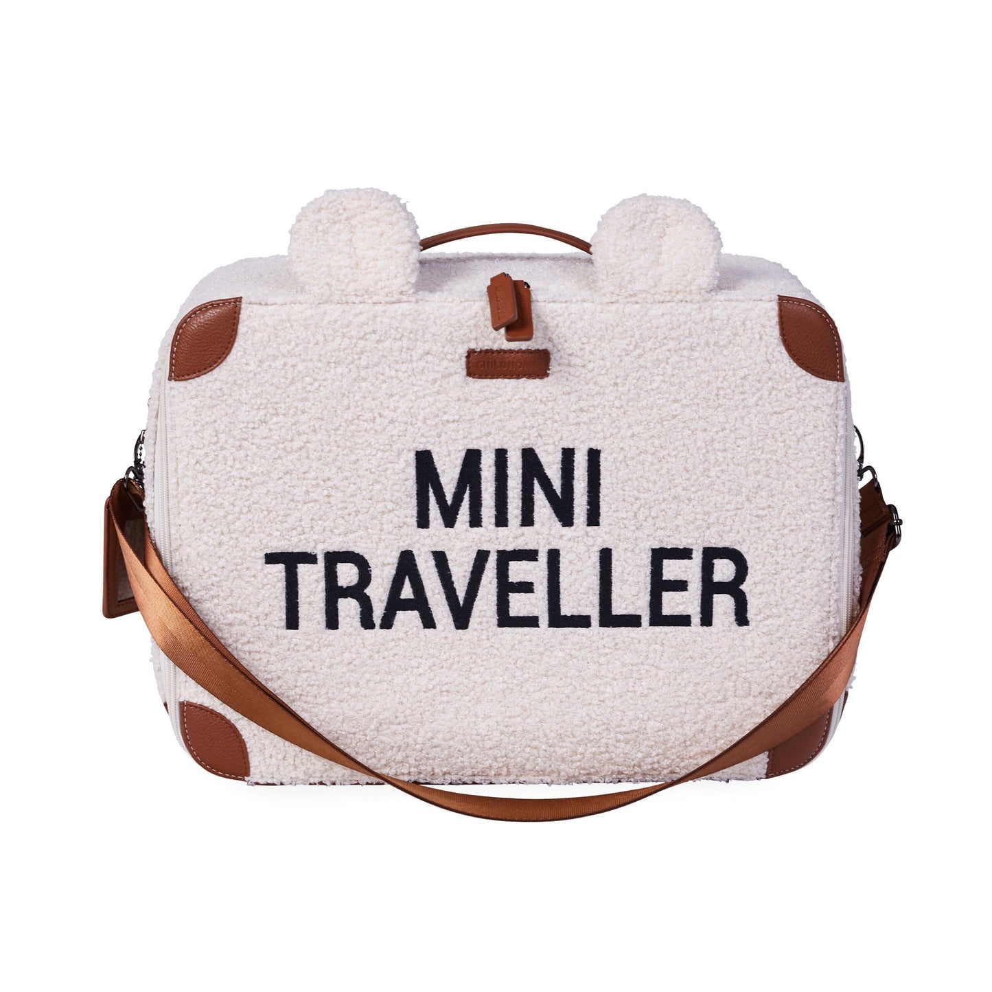 MINI TRAVELLER KIDS SUITCASE - TEDDY OFFWHITE