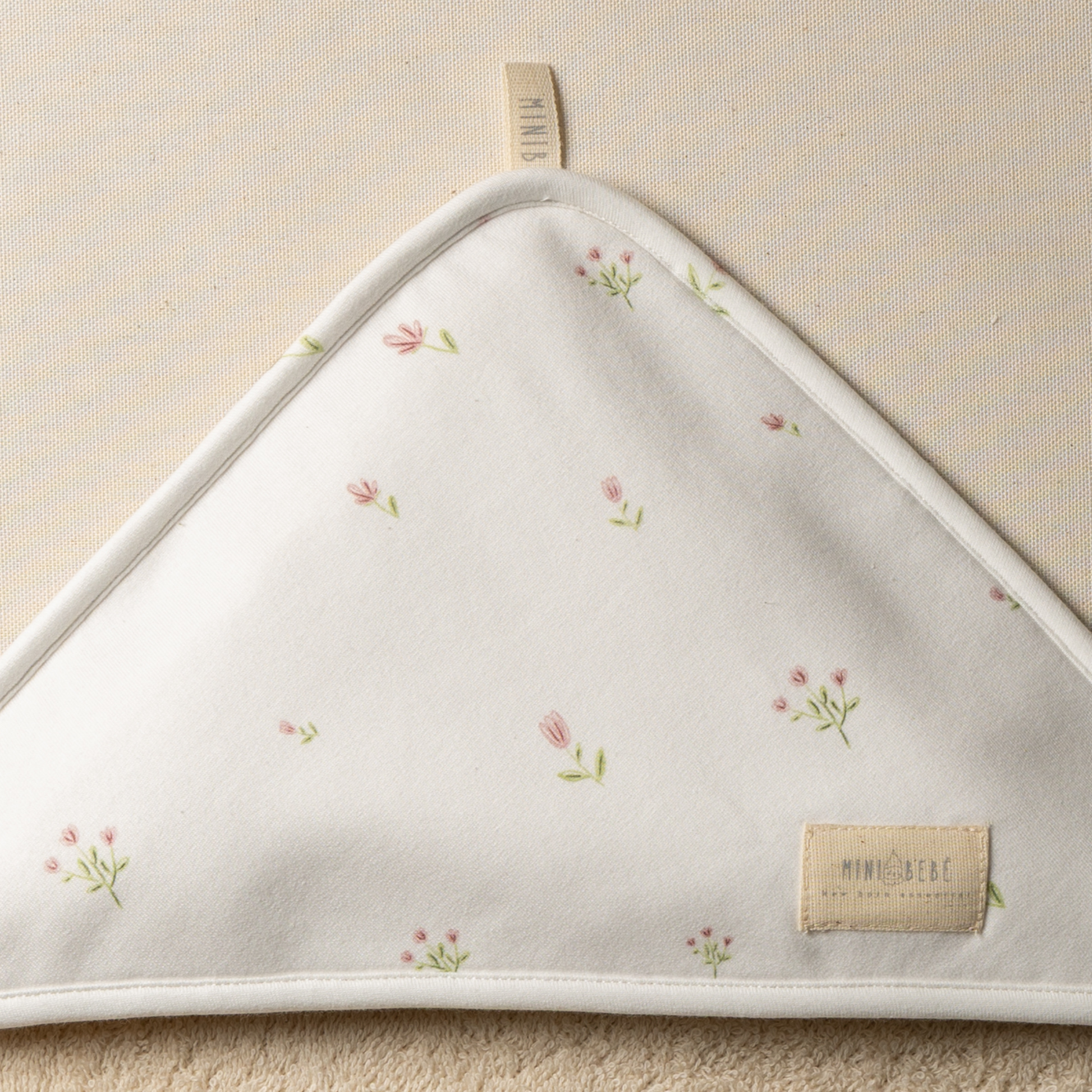 Accappatoio triangolo neonato In cotone organico