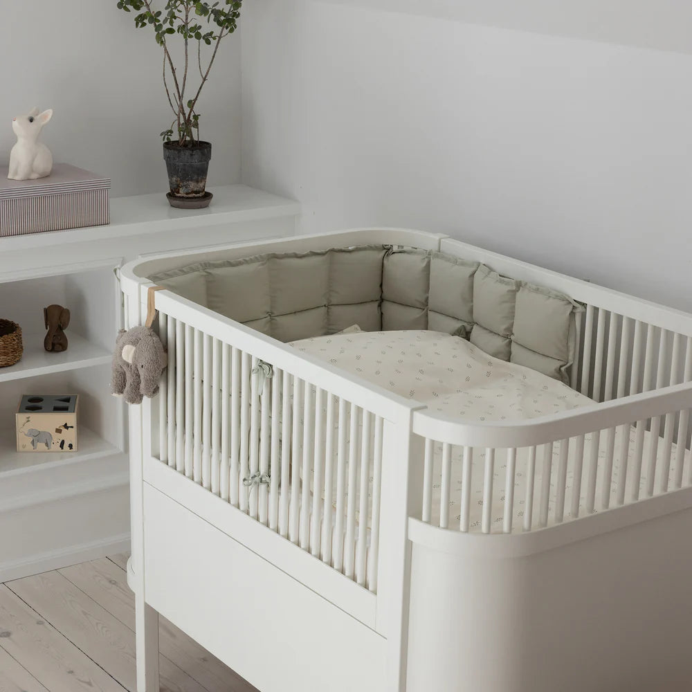 Arredo Sebra lettino con paracolpi verde 