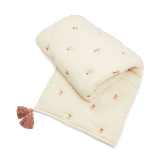 Coperta-Ricamo fiocchi