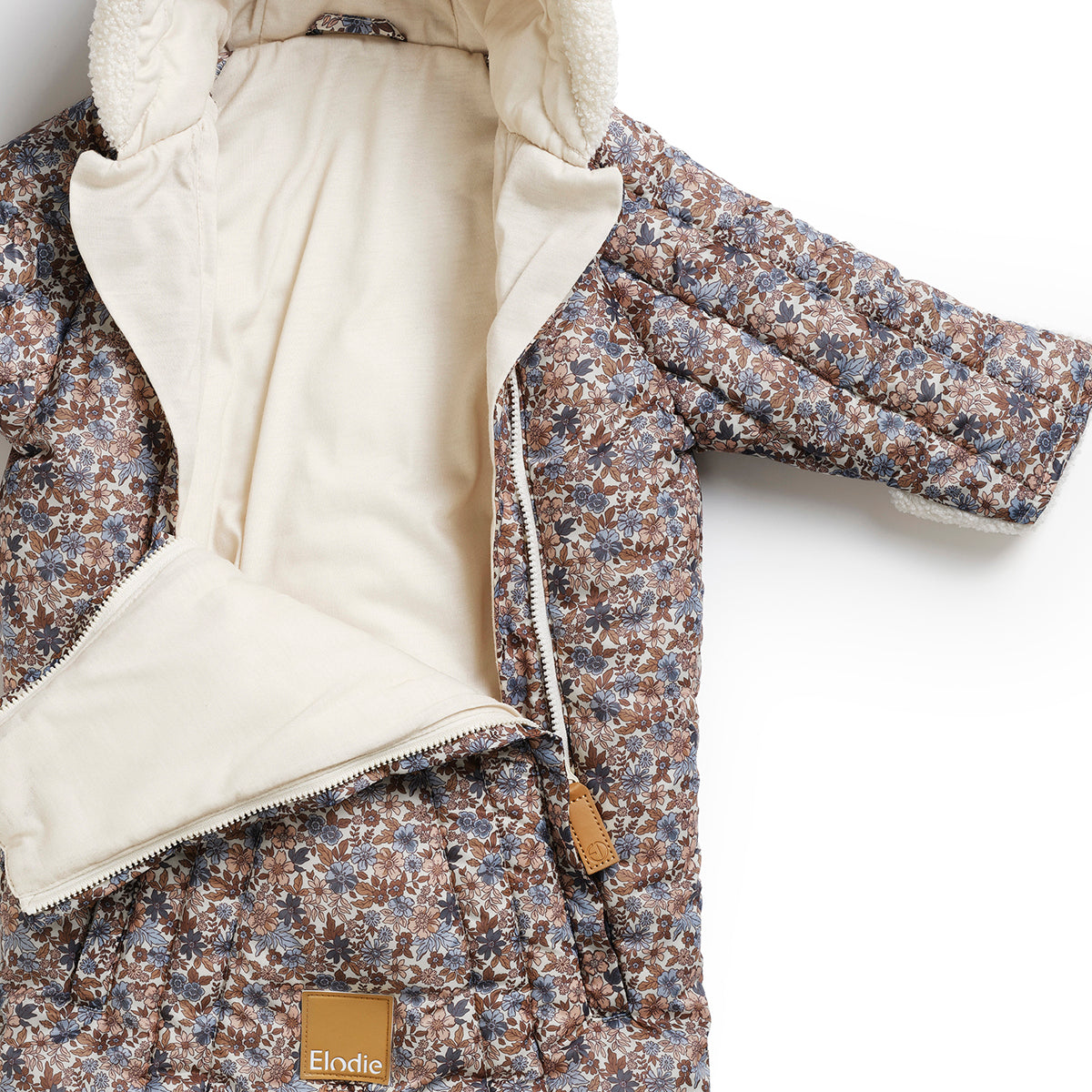 Sacco Tuta invernale-Fiori blu