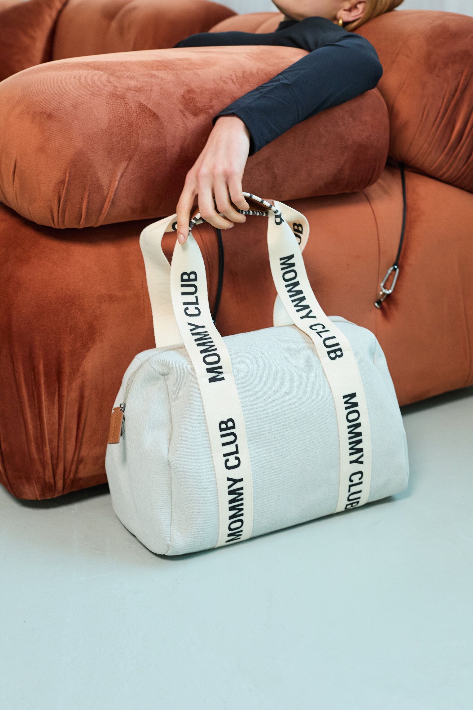 MOMMY CLUB BORSA PASSEGGINO FASCIATOIO-CANVAS ÈCRU - IL CASSETTO DEL BEBÈ 