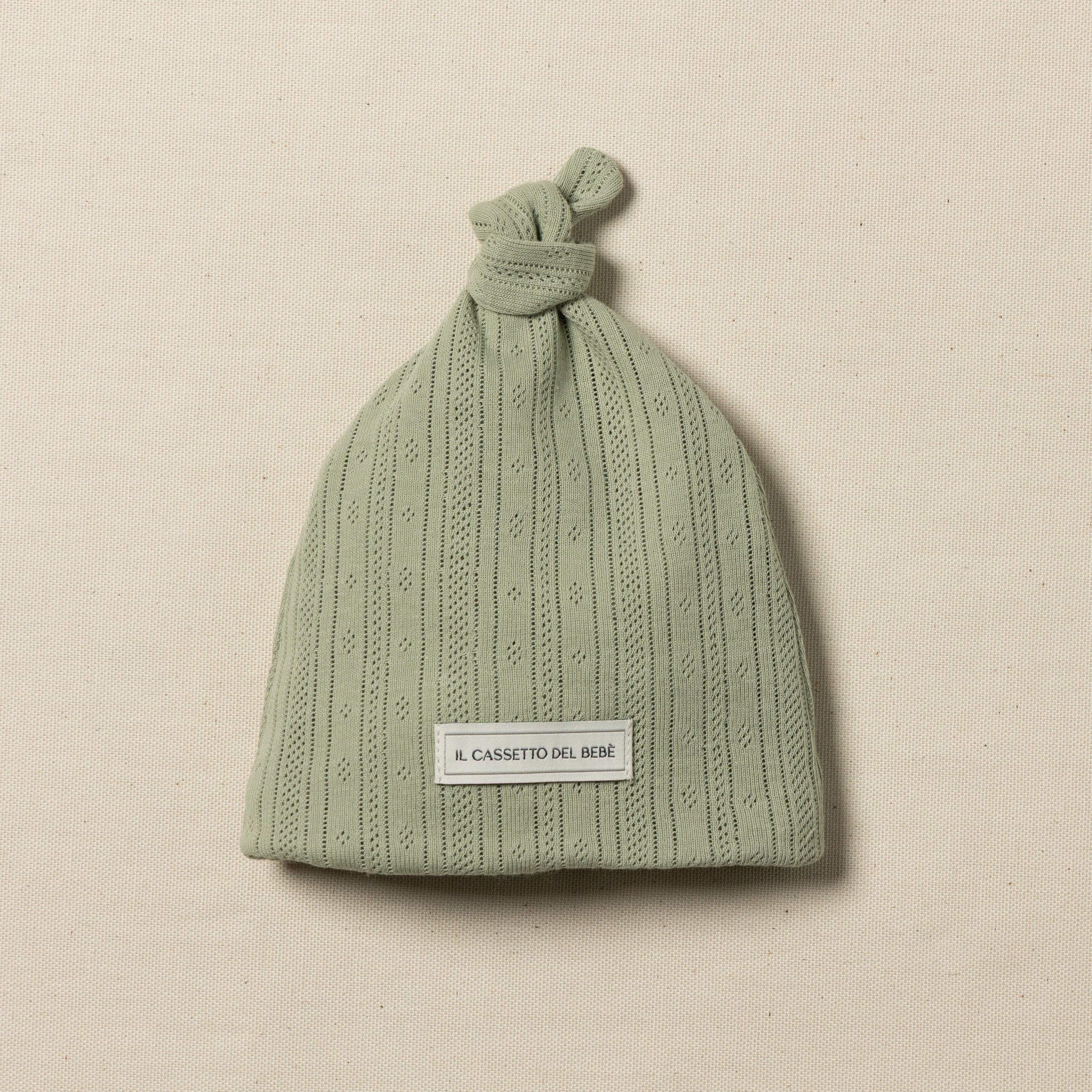CAPPELLINO CON NODO POINTELLE MATCHA