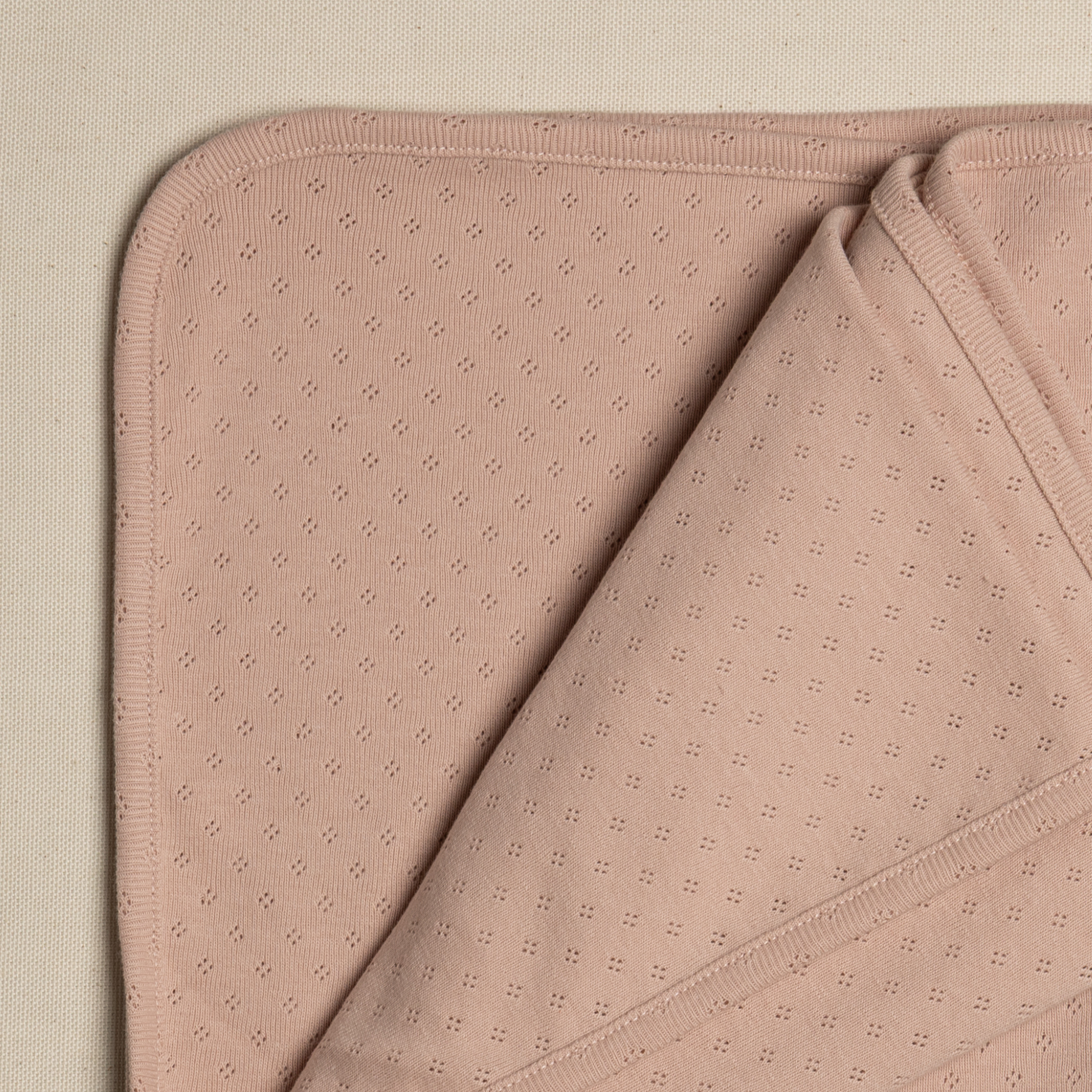 Copertina nascita rosa cotone termoregolatrice e traspirante