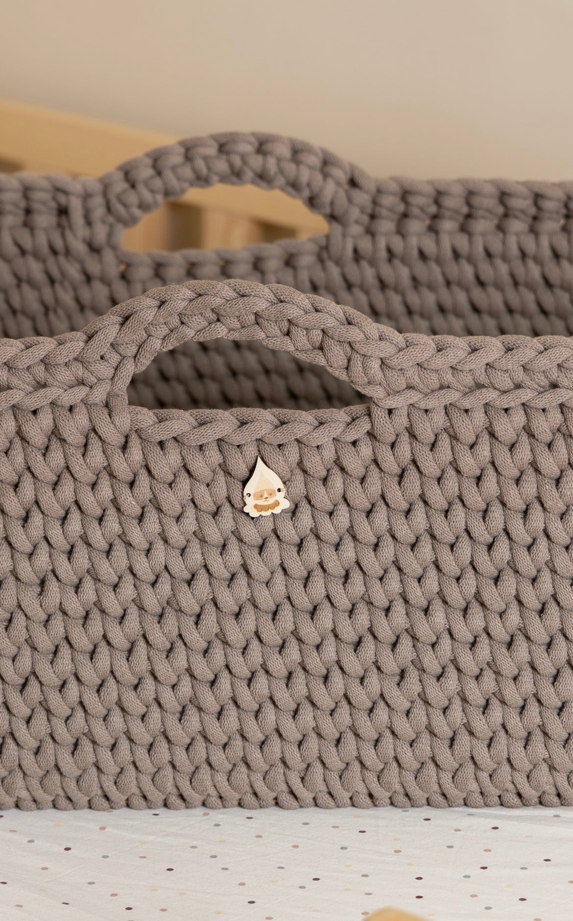 Culla uncinetto bebè Moka - IL CASSETTO DEL BEBÈ 