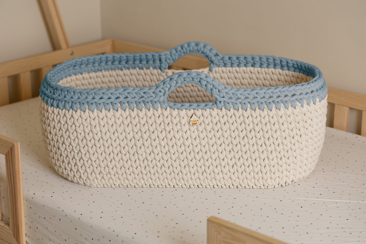 Culla Neonato 2-in-1 con Supporto Evolutivo in Legno-Trasformabile in Palestrina