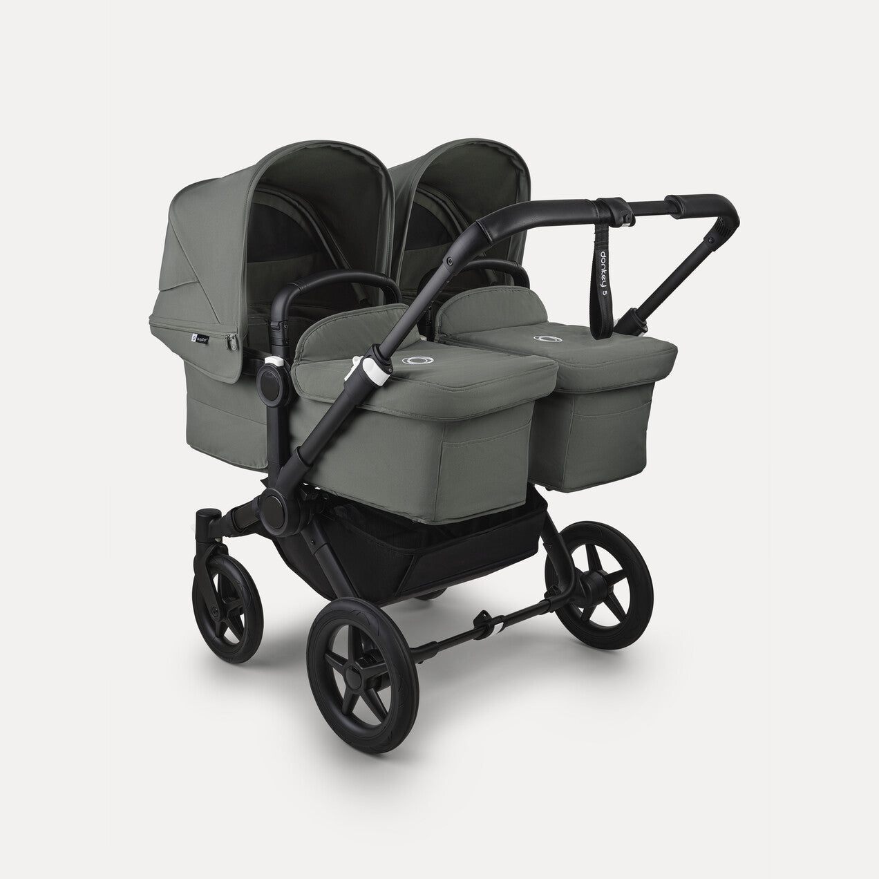 Passeggino gemellare Bugaboo Donkey verde