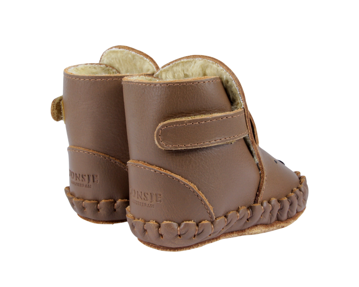 Scarpa in pelle neonato Donsje