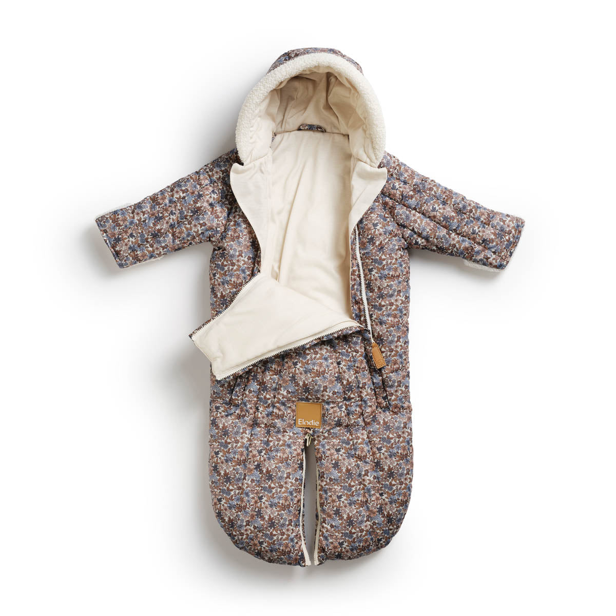 Sacco Tuta invernale-Fiori blu