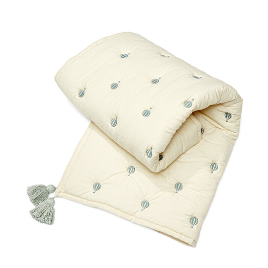 Coperta-Ricamo Mongolfiere