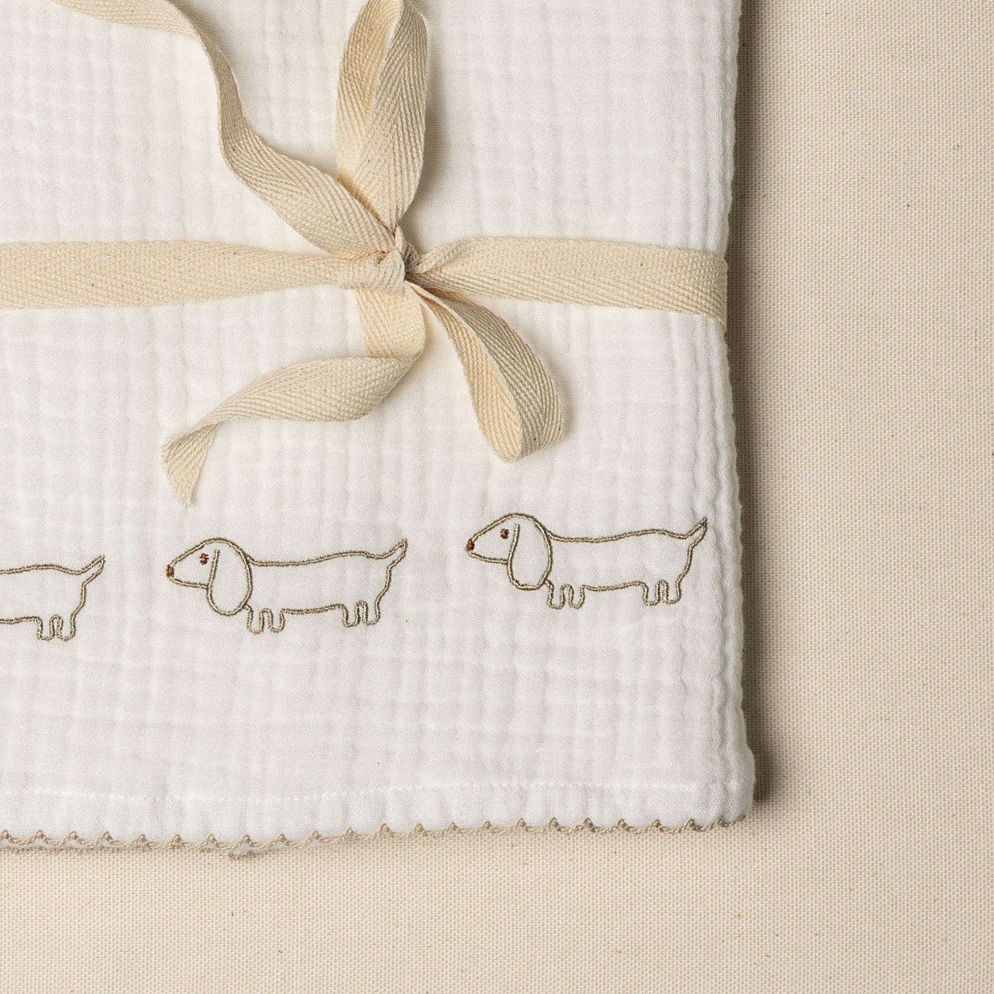 Lenzuola neonato per culla e navicella con ricamo