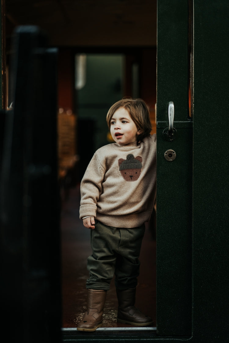 Completo bambino alla moda autunno inverno 