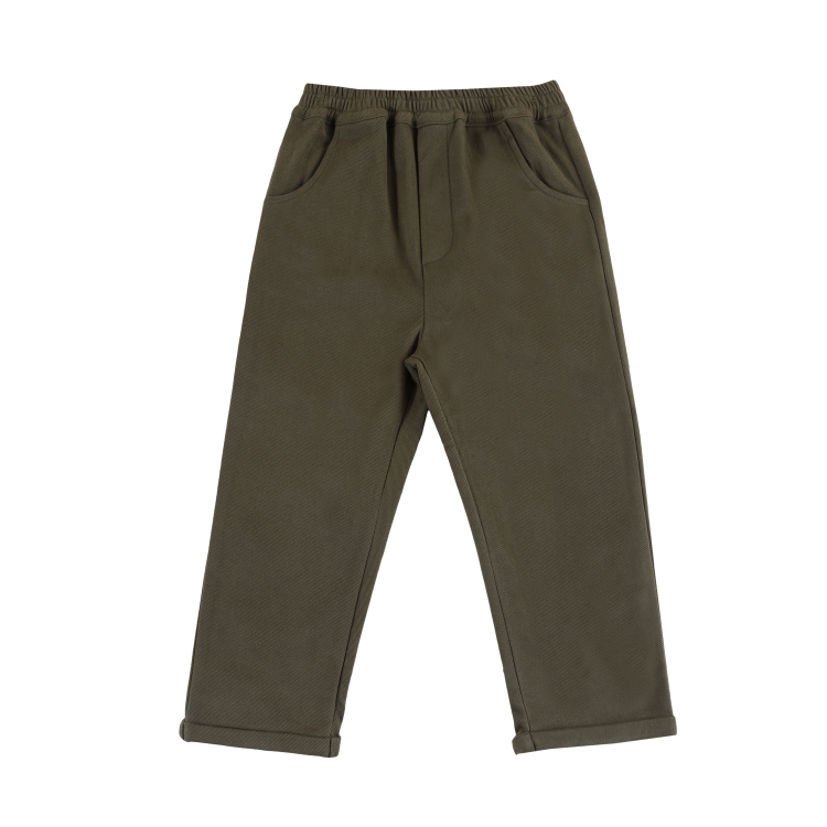 Pantalone verde militare bambino
