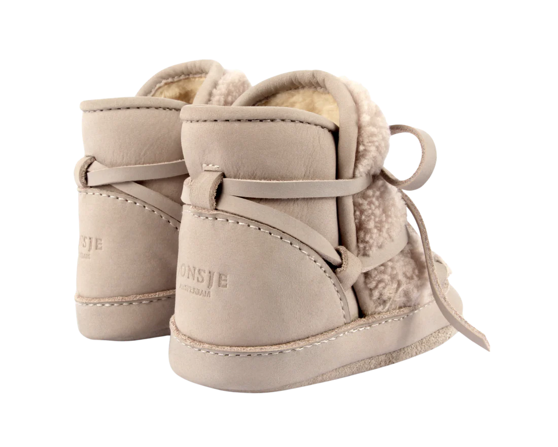 Stivaletto effetto pecora bimba