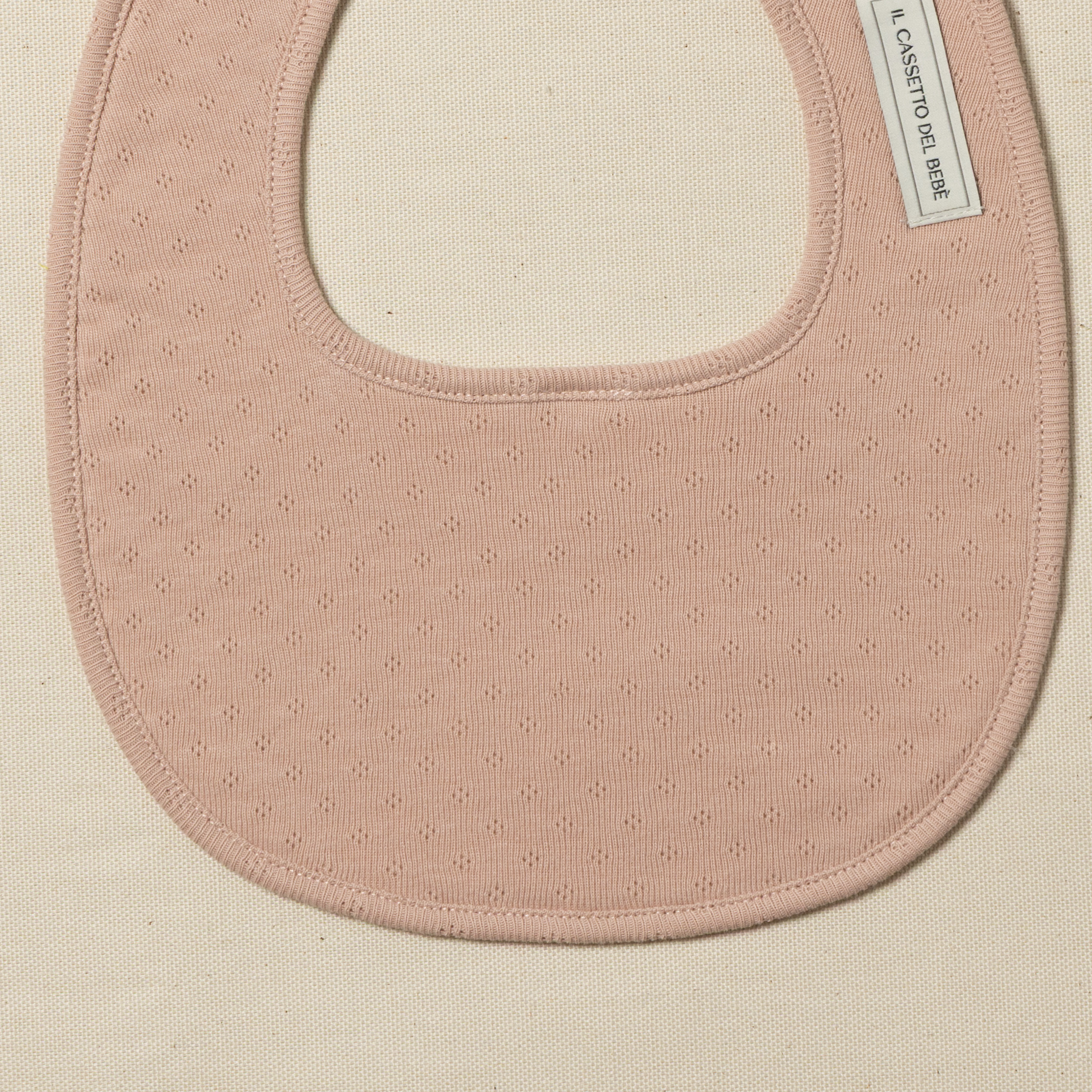 bavaglino rosa per neonata
