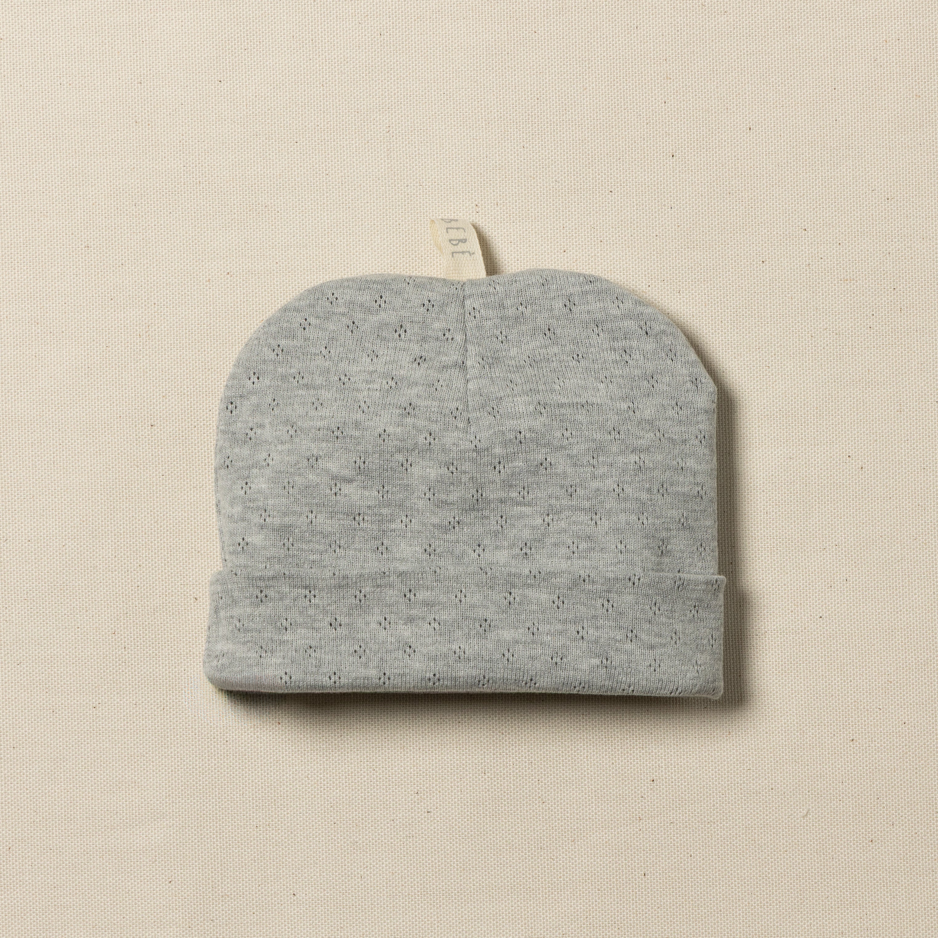 cappellino nascita in cotone pointelle