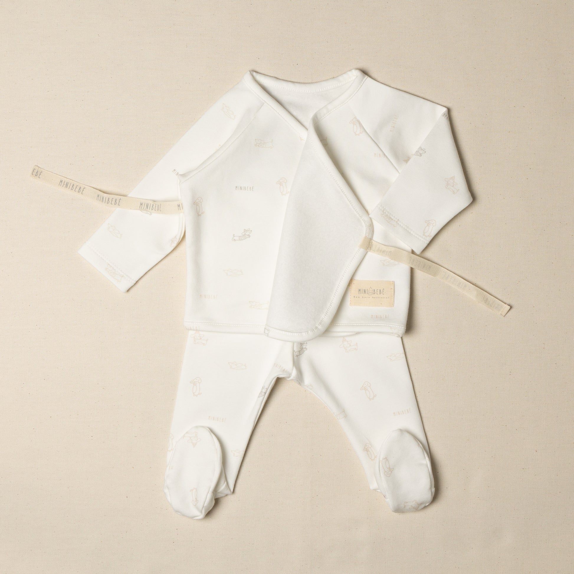 completino neonato cotone organico Il Cassetto del Bebè